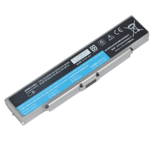 7000 mAh High Capacitance Sony VGN-NR12H Battery