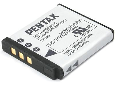 Pentax D-LI68 battery